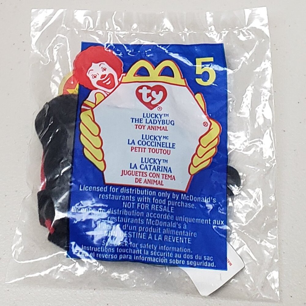 McDonald's Beanie Baby Lucky The Ladybug